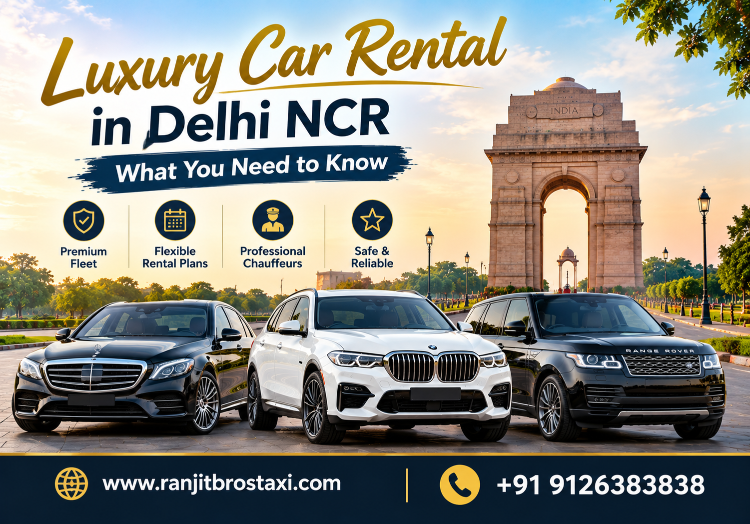 Luxury Car Rental in Delhi NCR: What You Need to Know